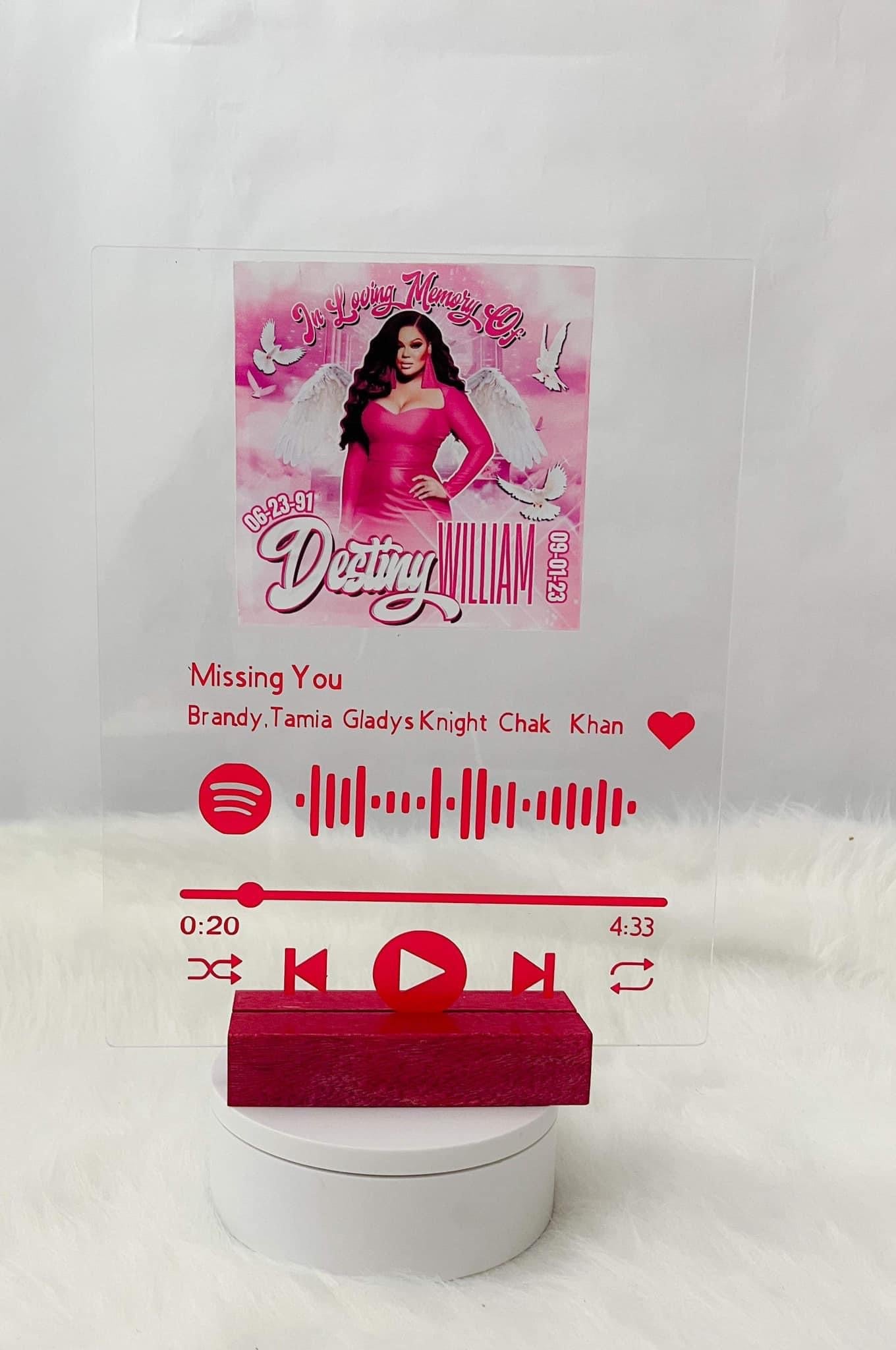 Memorial Music Plaque