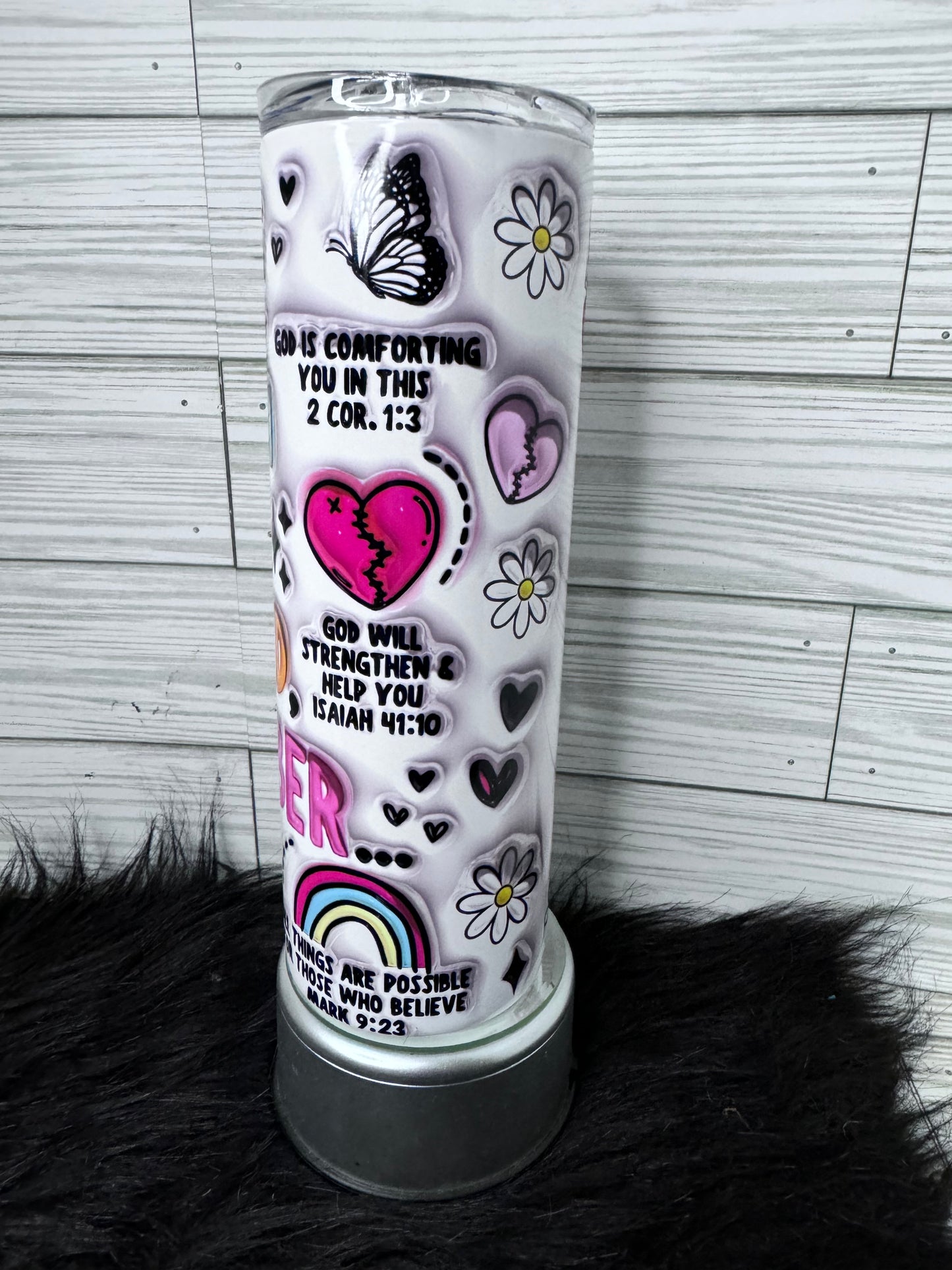 When Life is Hard Remember Tumbler 20oz