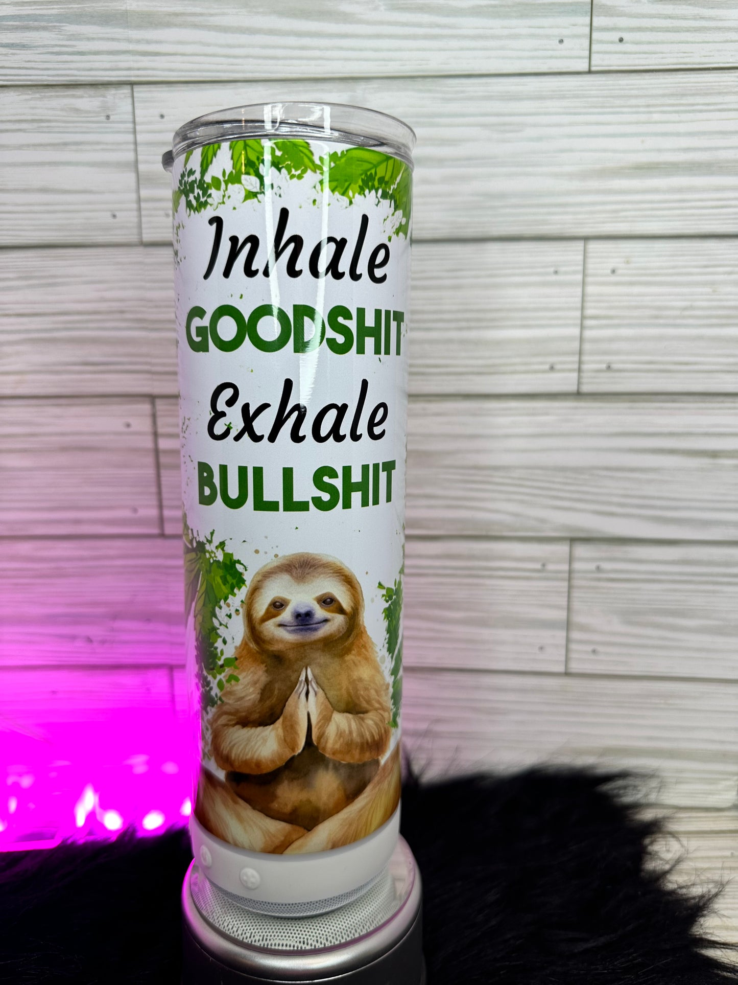 Inhale Good Shit Speaker Tumbler 20oz
