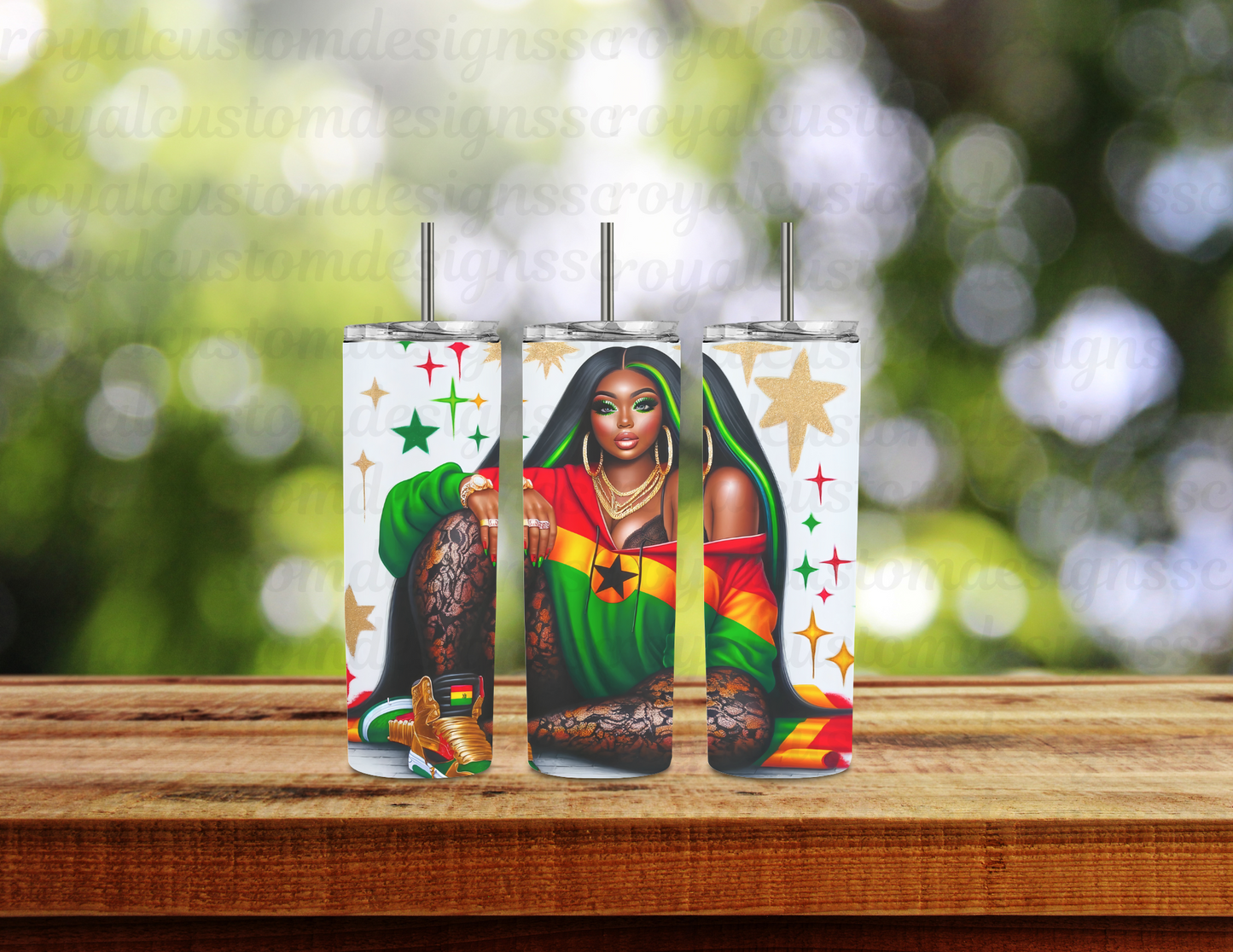 Juneteenth Girl Tumbler 20oz
