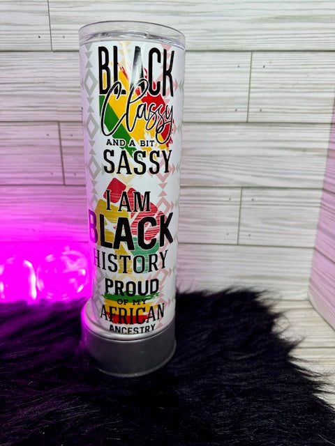 Black is Classy...Tumbler 20oz