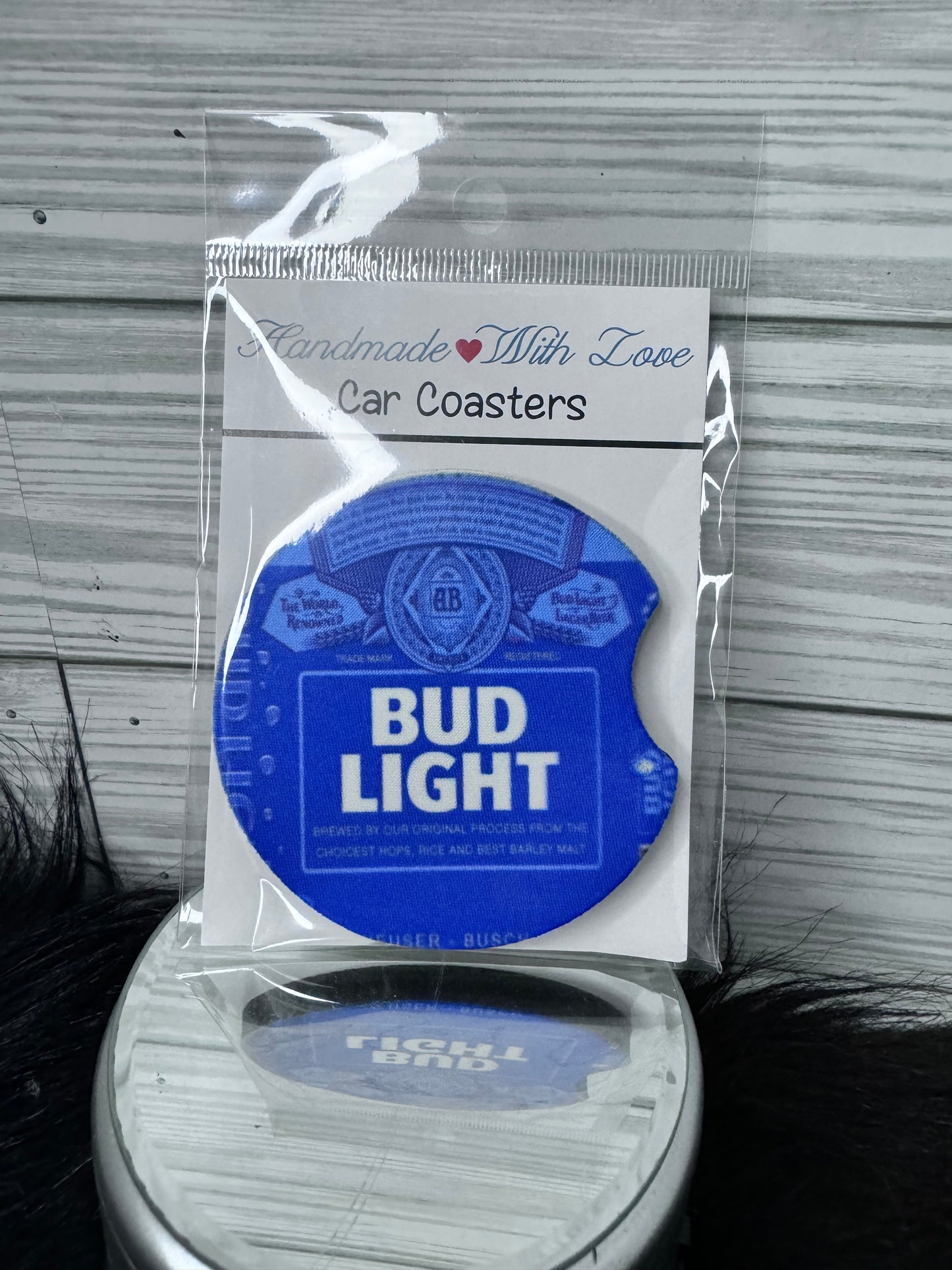 Bud Light Car Coaster