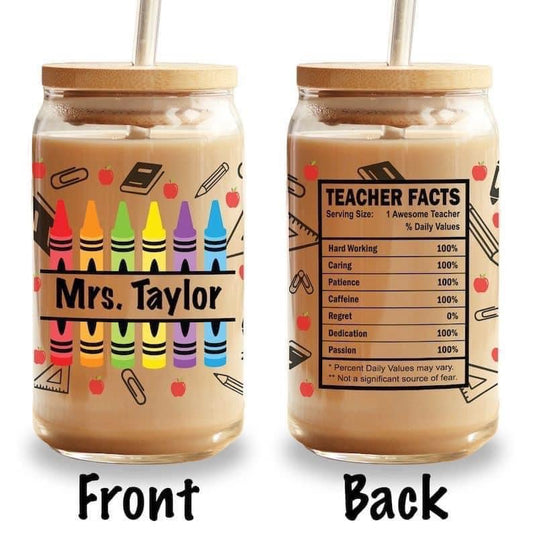 Teacher Glass Tumbler