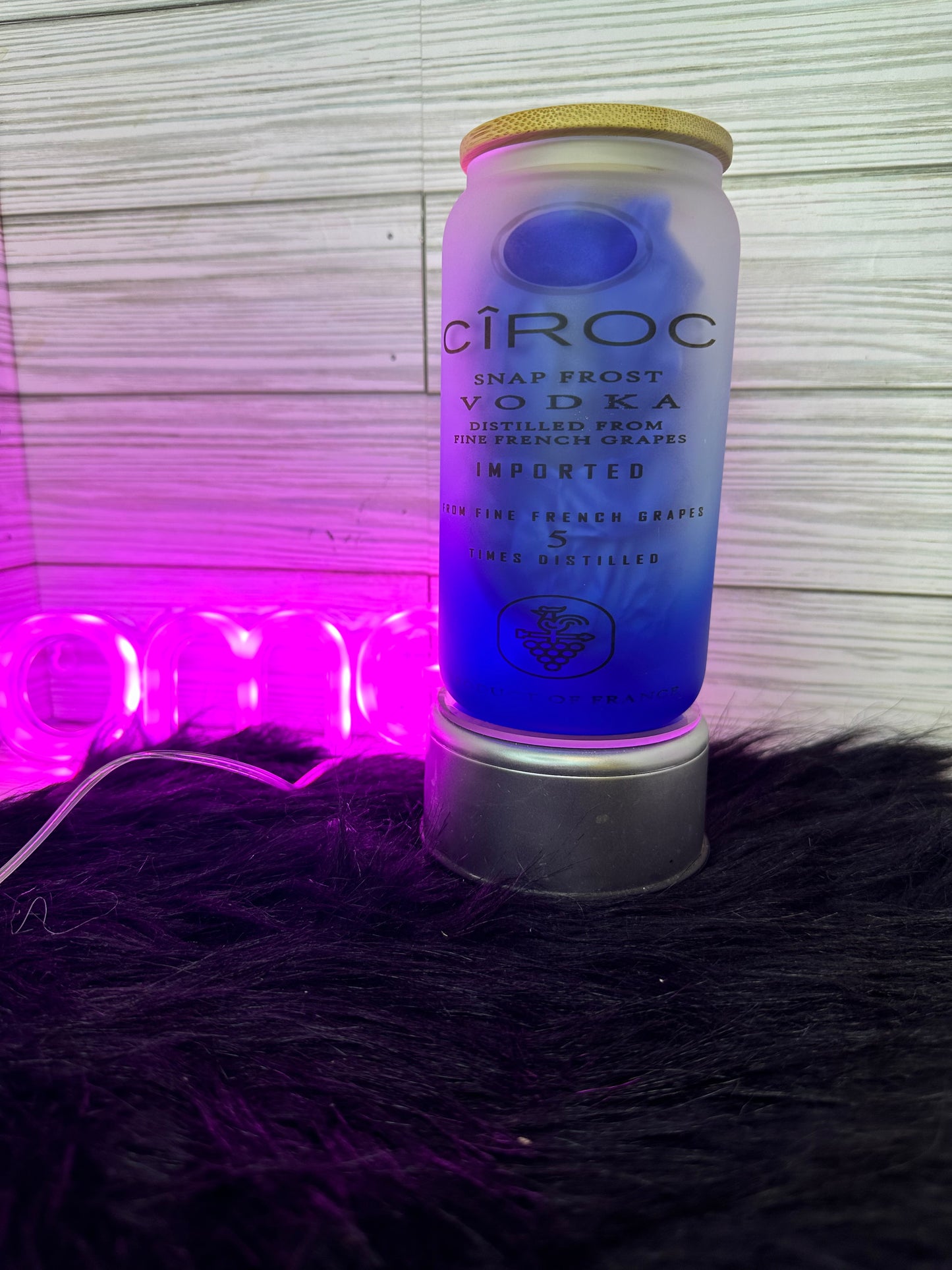 Ciroc Frosted Glass Tumblers