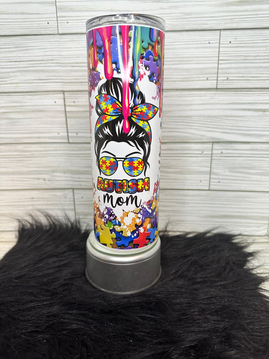 Autism Mom Tumbler 20oz